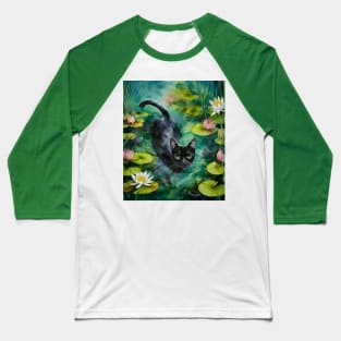 Admire the strokes of Cat Monet. Baseball T-Shirt